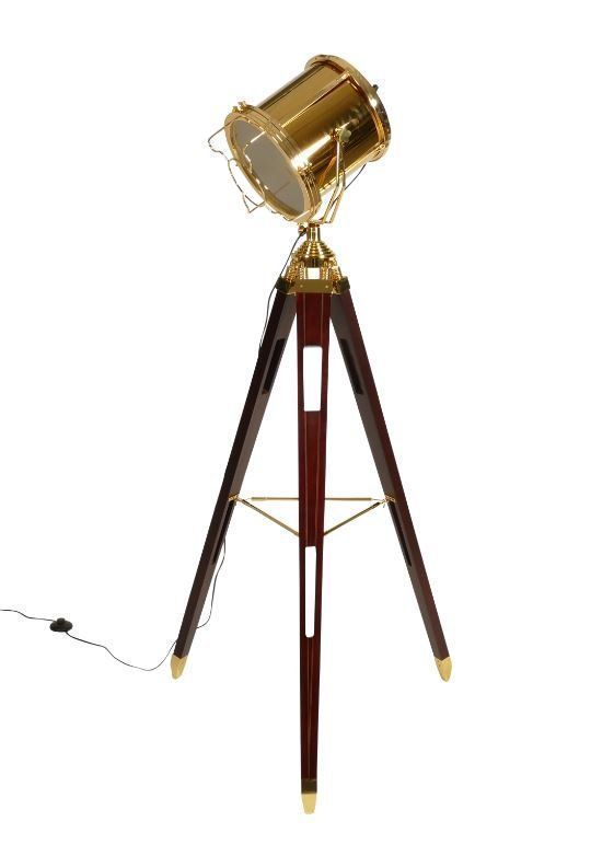Lampade: Tripod Stehstrahler gold Hollywood – Usato da Wauwil venduto da platin0_6