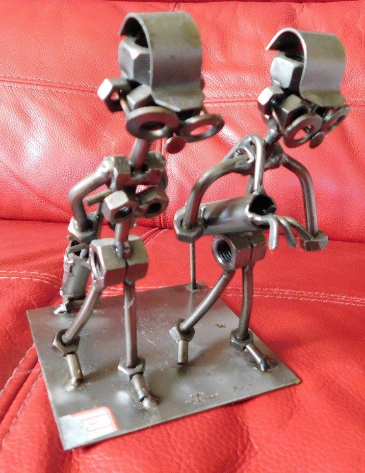 Skulpturen & Statuen: Schraubenmännchen, Golfer – Gebraucht aus Villnachern von Schnugelchen 1