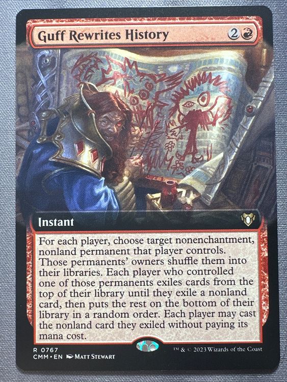 Guff Rewrites History Variant 0767 Commander Masters (Neu (gemäss ...