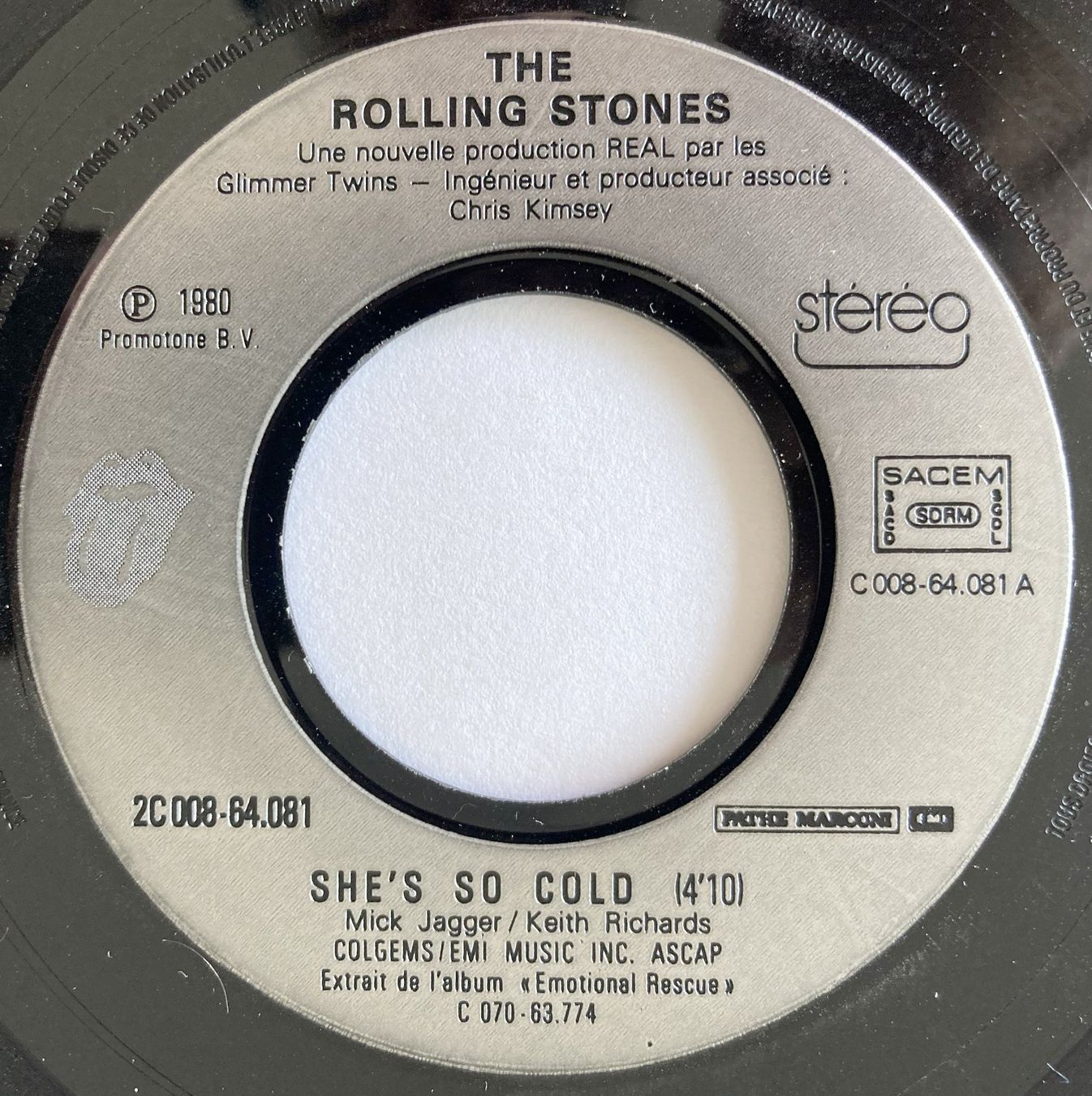 Vinyles: ROLLING STONES - SHE'S SO COLD – D'occasion à Bottens par hotter-than-hell 2