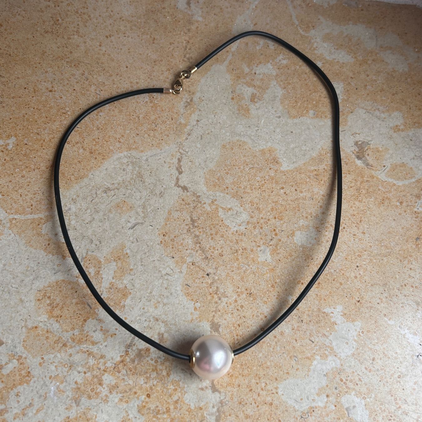 Catenine: Halskette mit Perle  (Silberverschluss) 40cm – Usato da Laufen venduto da belleskulptur 5