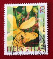 Nr.1073 Echtes Johanniskraut Pflanzen GESTEMPELT 2003   