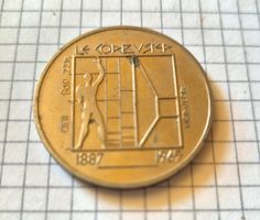 Médaille suisse - Le Corbusier - 1987