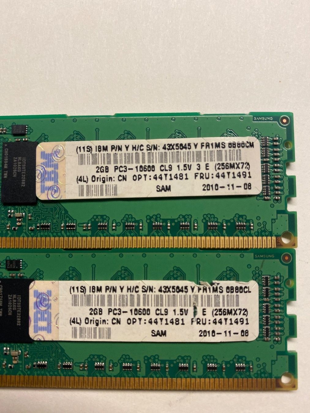 Speicherkarten: RAM DDR3 2 Module à2GB (2 Stück = 4GB) – Gebraucht aus Fislisbach von Special24 2