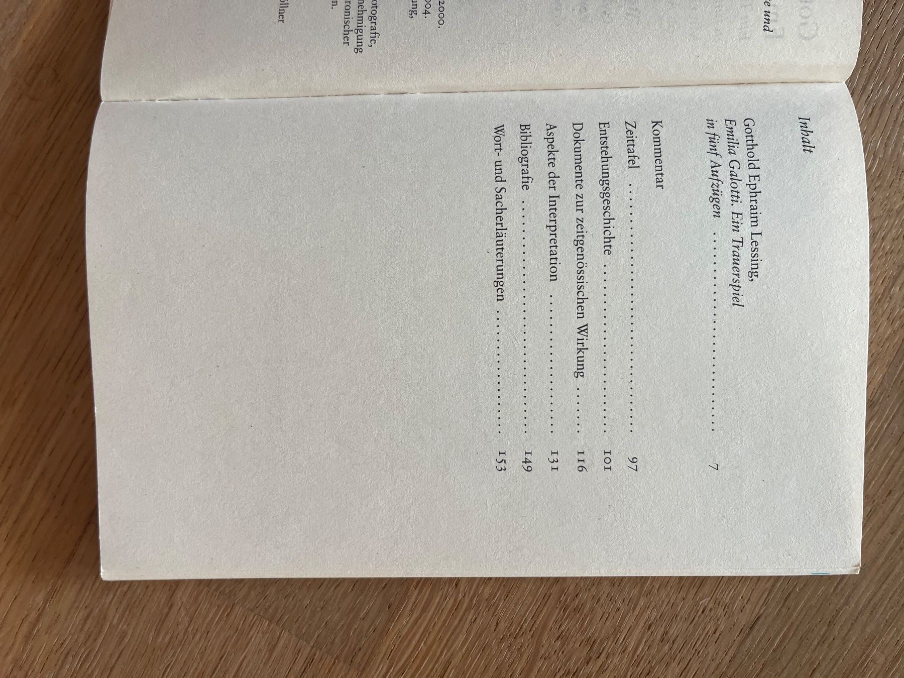 Libri: Gotthold E. Lessing - Emilia Galotti - Text und Kommentar – Usato da Laupen BE venduto da lee_ym6v 4