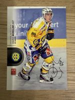Dario Bürgler HCD EVZ Ambri Hockey Card signiert 