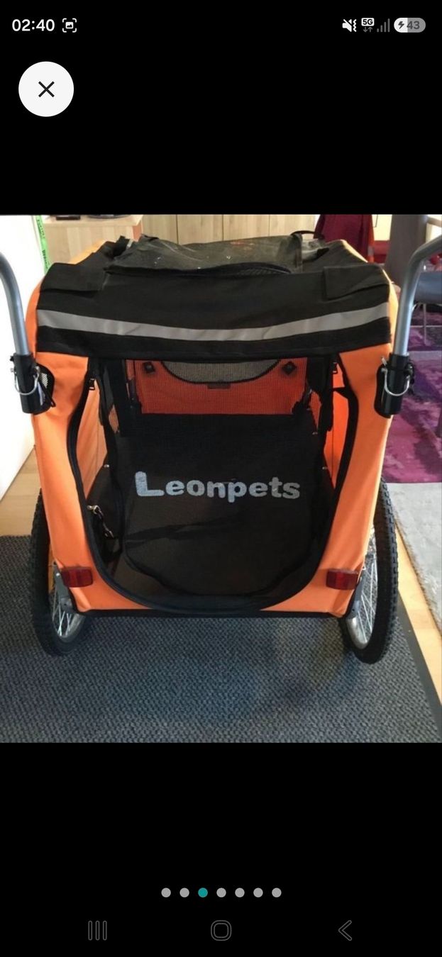 Remorques: Leonpets Hundeanhänger  – D'occasion à Othmarsingen par _A_P_ 2