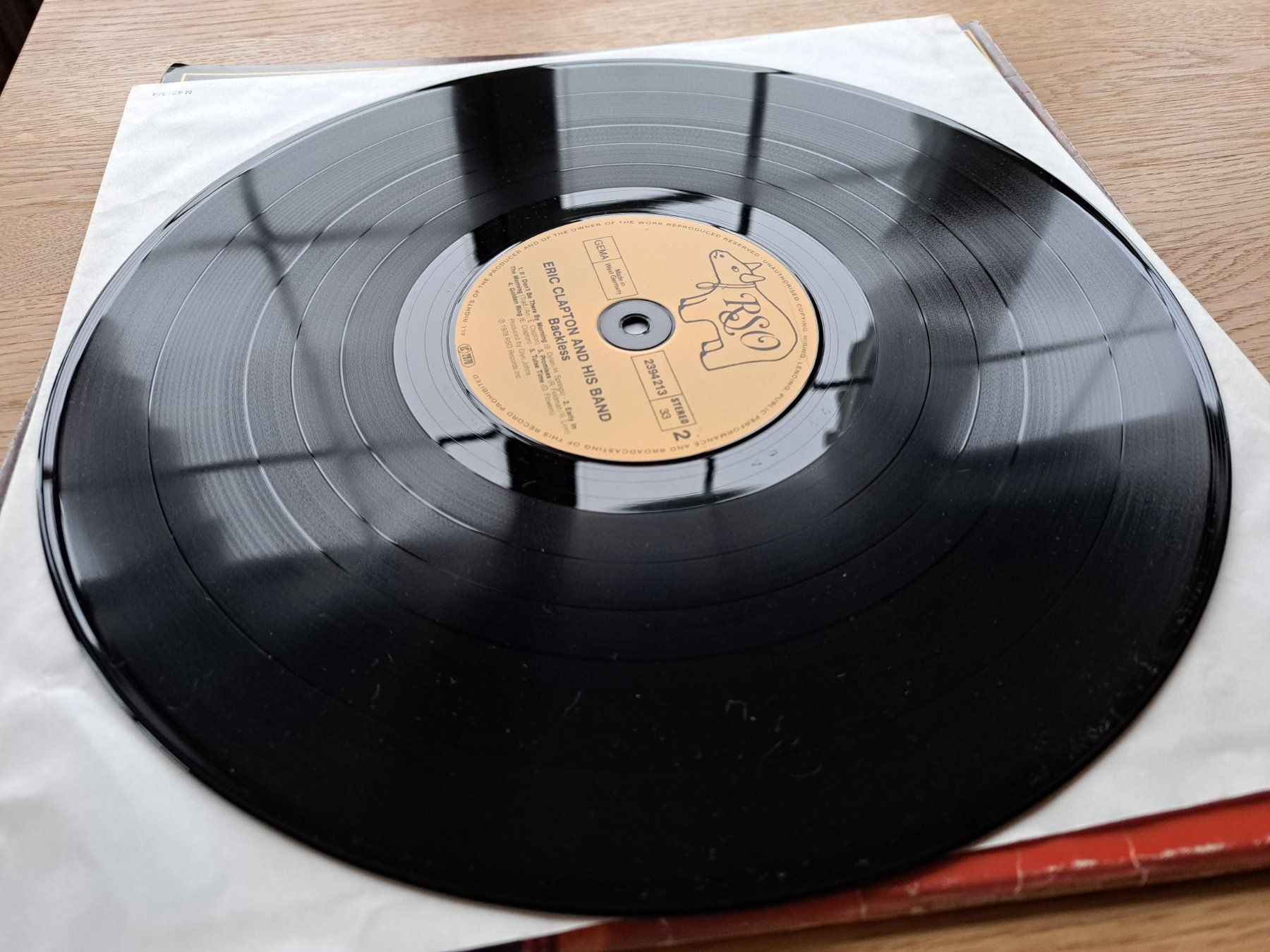 Dischi in vinile: Eric Clapton - Backless – Usato da Meggen venduto da Ricardokoch 3