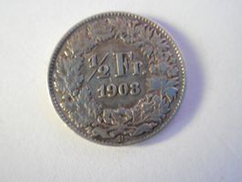 50 Rp. 1908 silber
