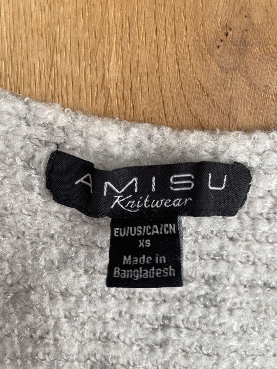 Maglioni & Felpe: Amisu Strickpullover, Grösse XS, hellgrau – Usato da Hinwil venduto da crn139 1