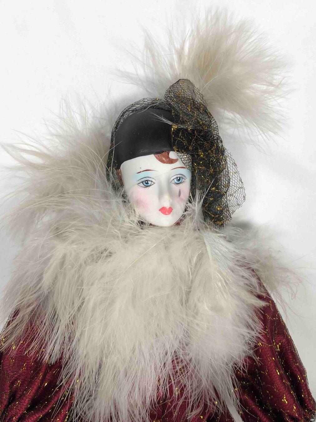 Bambole: Porzellanpuppe Harlekin – Usato da Balzers venduto da Anna101 2