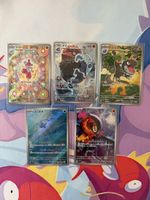 Pokémon Art Rare Karten Set – 5 Karten – Top Zustand