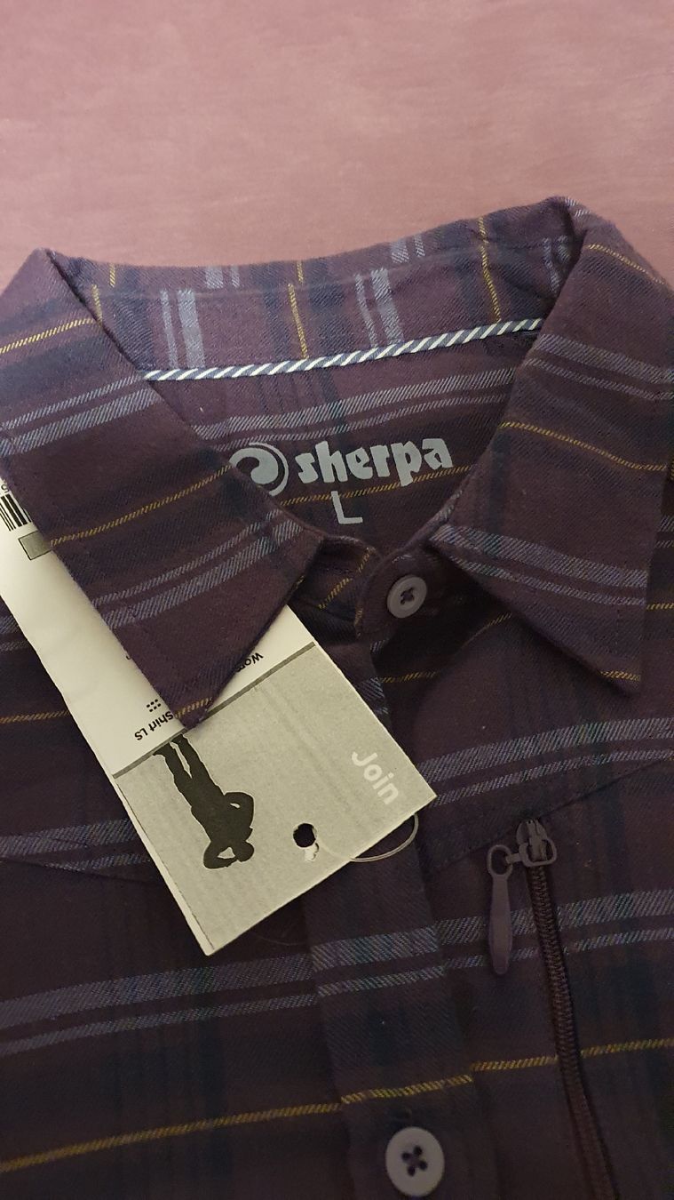 Sherpa Camicette: Sherpa Damenhemd, Gr L, neu – Nuovo e nell'imballaggio originale da Muttenz venduto da pixopus 1