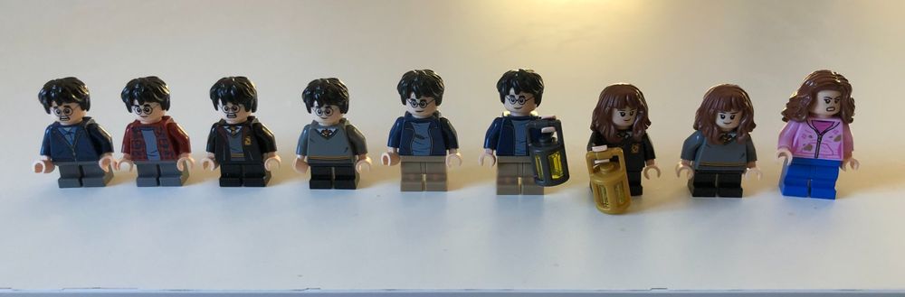 Lego Harry Potter Minifiguren 6 x Harry, 3 x Hermione | Kaufen auf Ricardo