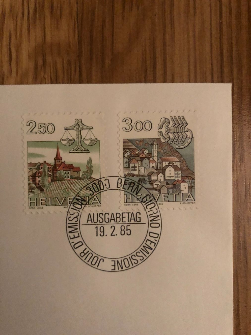 Tutti i francobolli: FDC Dauermarken Tierkreiszeichen 19.2.85 – Nuovo (secondo la descrizione) da Landquart venduto da interesse63 1
