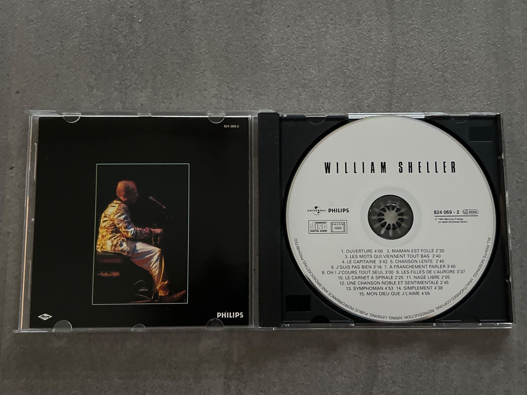 CD: William Sheller Live Olympia 1984 (Philips) – Usato da Bouveret venduto da Feelgoodtrading 2