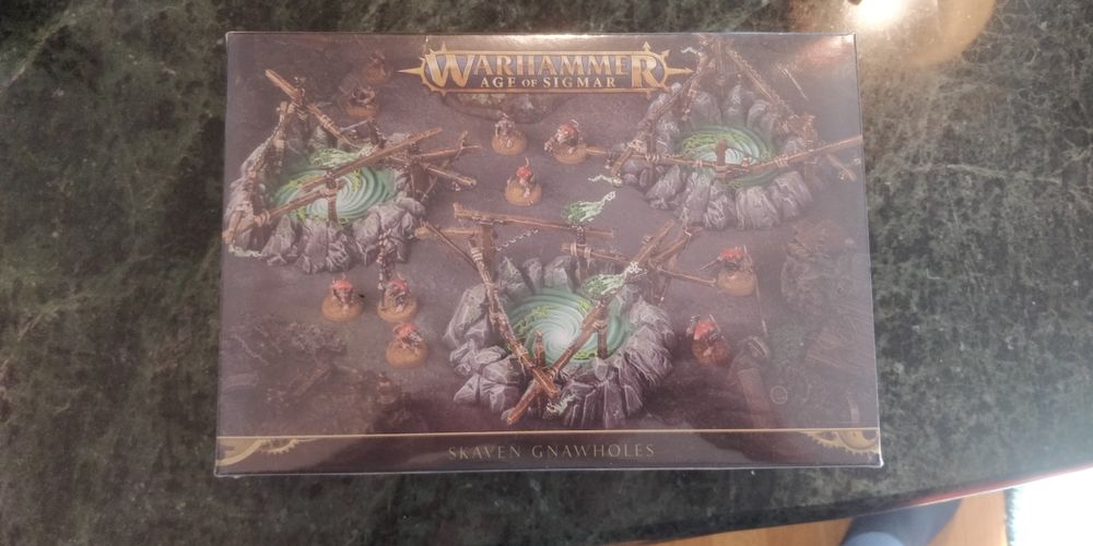 Warhammer Age Of Sigmar - Terrain Skaven Gnawholes - Neuf En Boîte - Non Assemblé, Non Peint