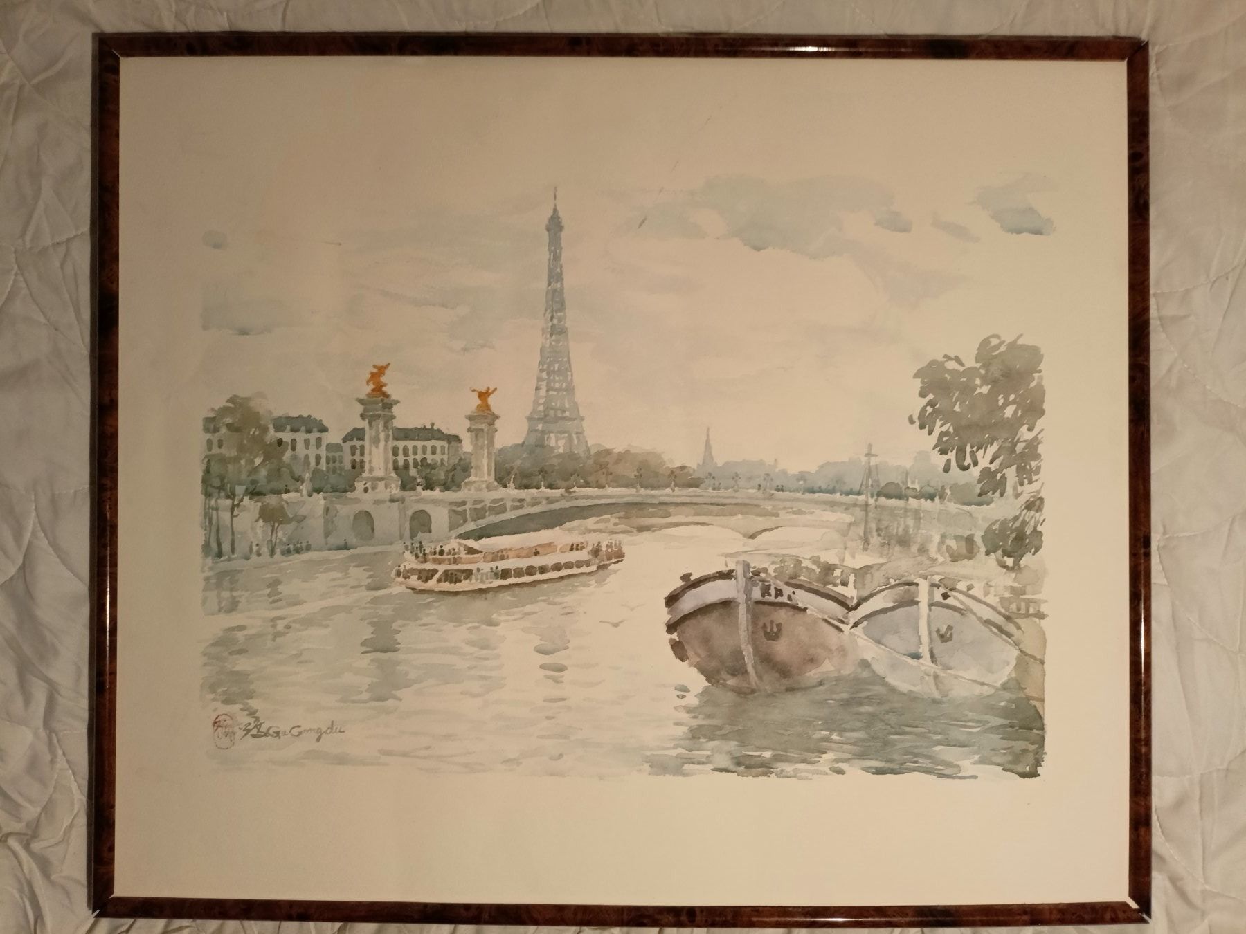 Lavagne: imprimè tableau  paris  61/51 – Usato da GENEVE venduto da goldforall