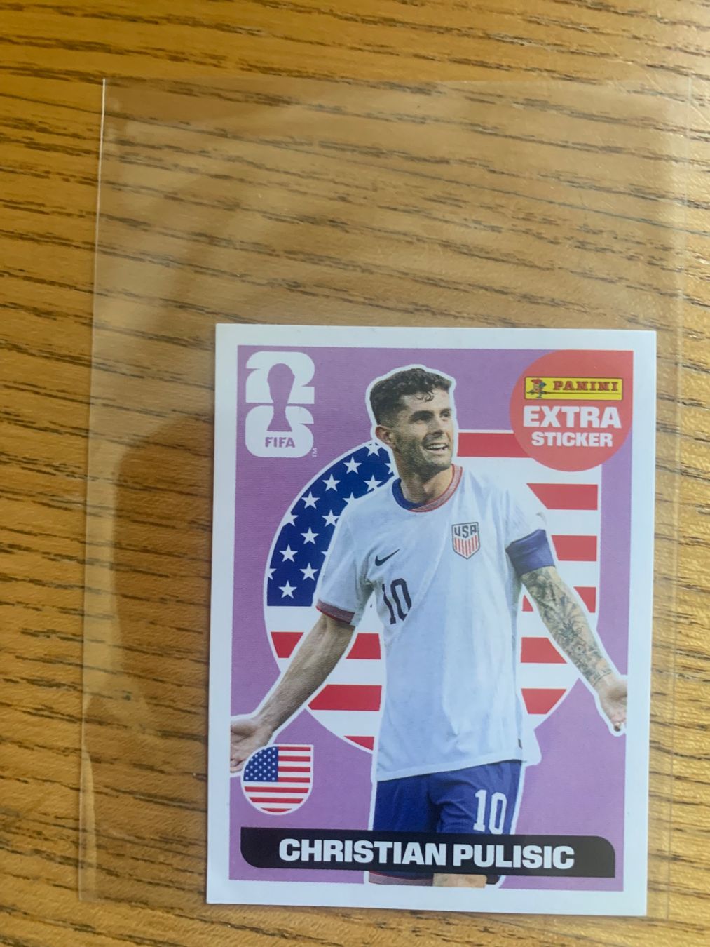 Panini Sammelbilder & Trading cards: Panini Extra Sticker Christian Pulisic pink – Gebraucht aus Zürich von Kasza
