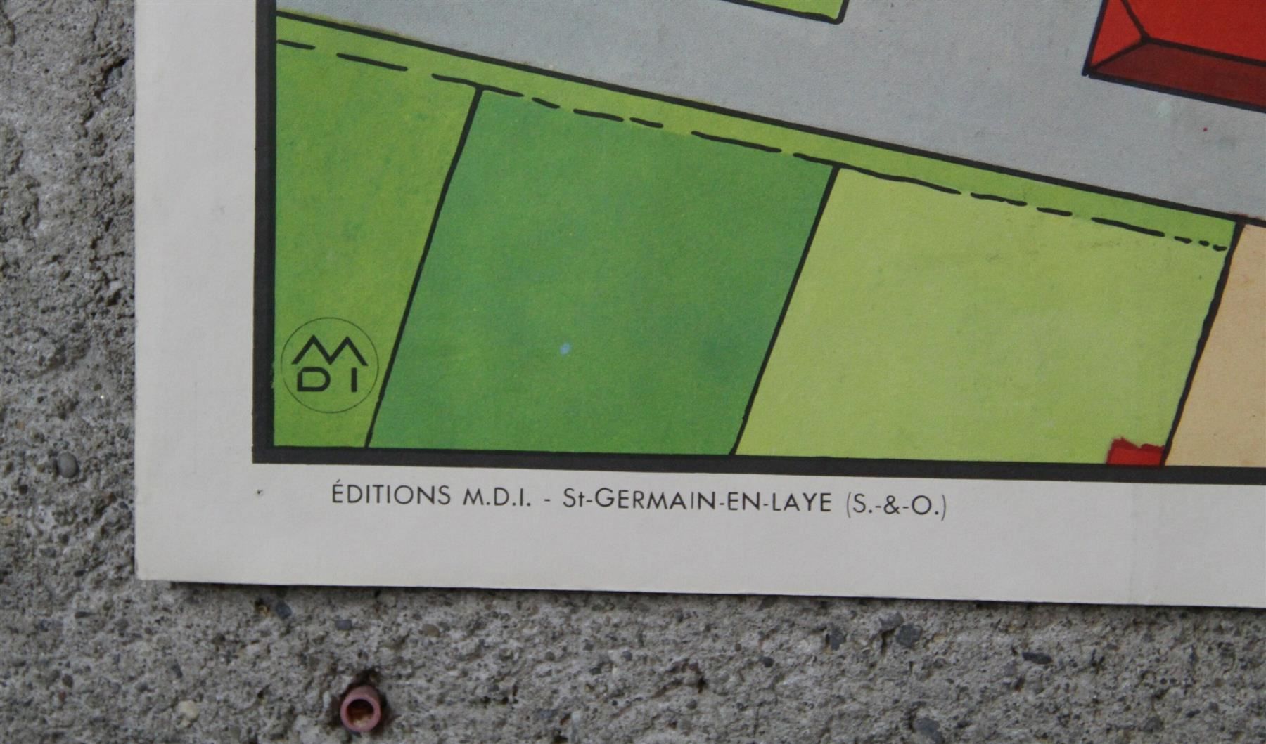 Foto & Immagini: doppel Schulwandbild "Alpen, Stadtplan" – Usato da Birrwil venduto da brandschatz_birrwil 5