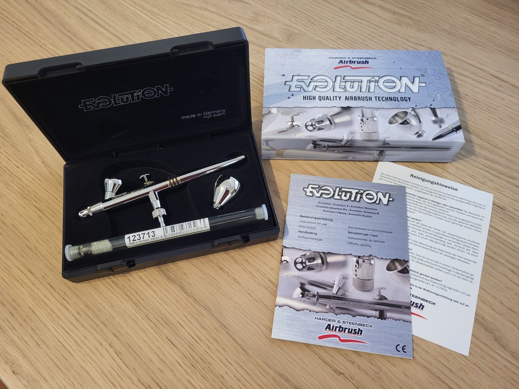 Tutti gli attrezzi: NEUE Harder&Steenbeck AirbrushPistole - EVOLUTION Two In One – Nuovo e nell'imballaggio originale da Jonen venduto da Nabla31415