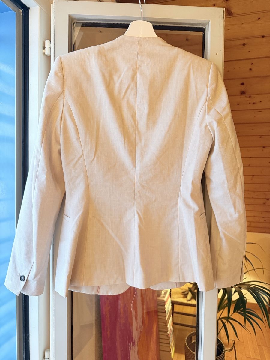 Zara Giacche: Zara Beige Linen Blend Blazer – Nuovo (secondo la descrizione) da Zürich venduto da BettinaMarie2308 6