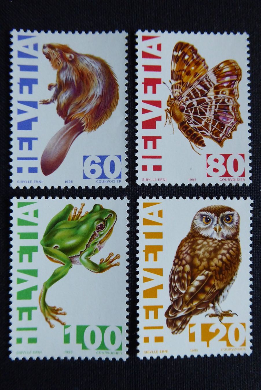 Tutti i francobolli: (t726) 1995: Zst.Nr. 876 - 879 ** – Nuovo (secondo la descrizione) da Basel venduto da scholle50