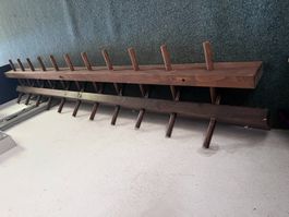 Holzleitern aus Massivholz (2 Stk.)