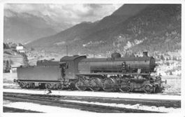 Foto 14 x 9 Eisenbahn Zug 1954 galalgo 745.001 fs