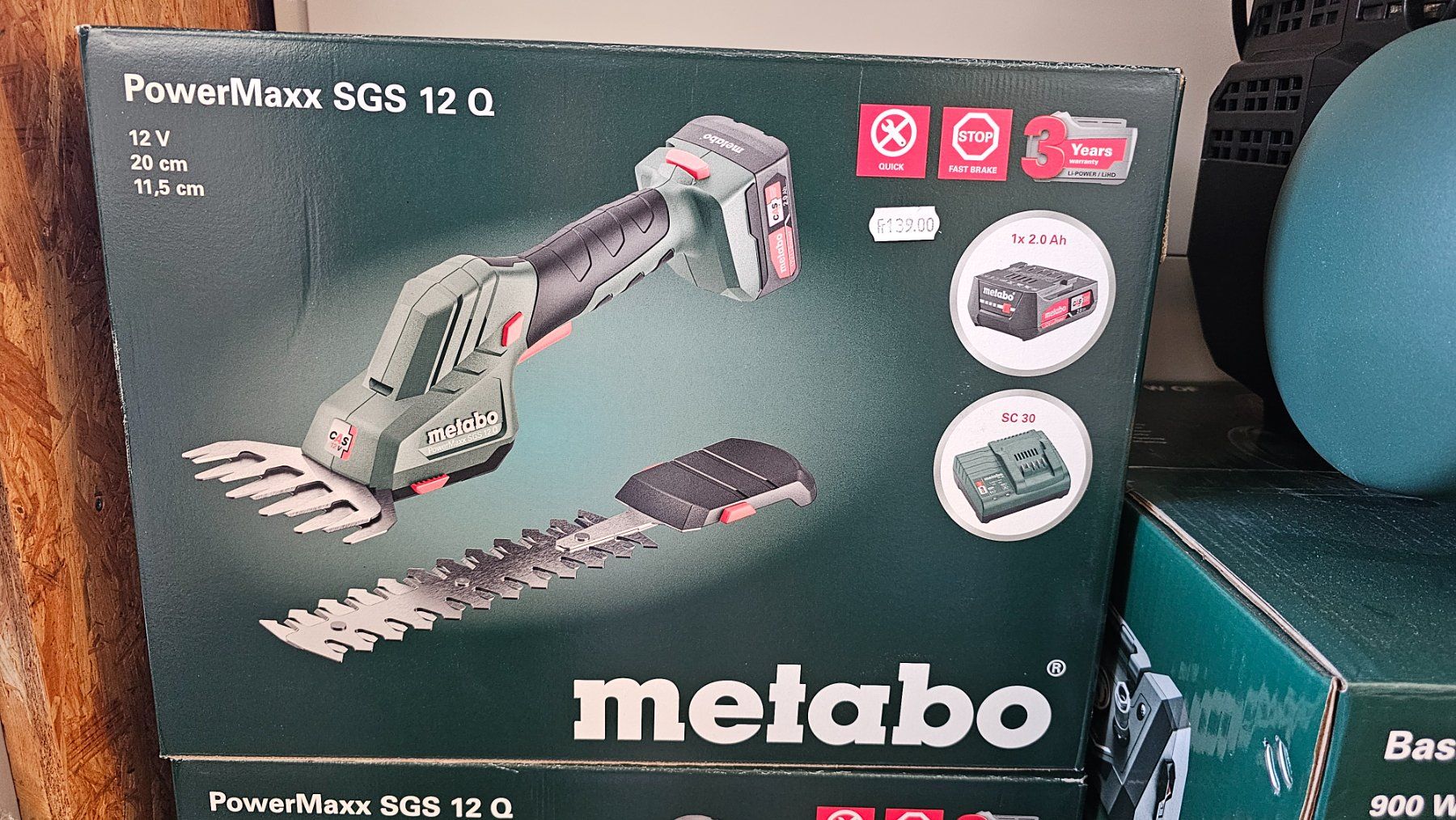 Metabo Tutti gli attrezzi: Metabo Akku Grasschere und Strauchschere Set PowerMaxx Kit – Nuovo e nell'imballaggio originale da Koppigen venduto da Bracher_Mail-House 2