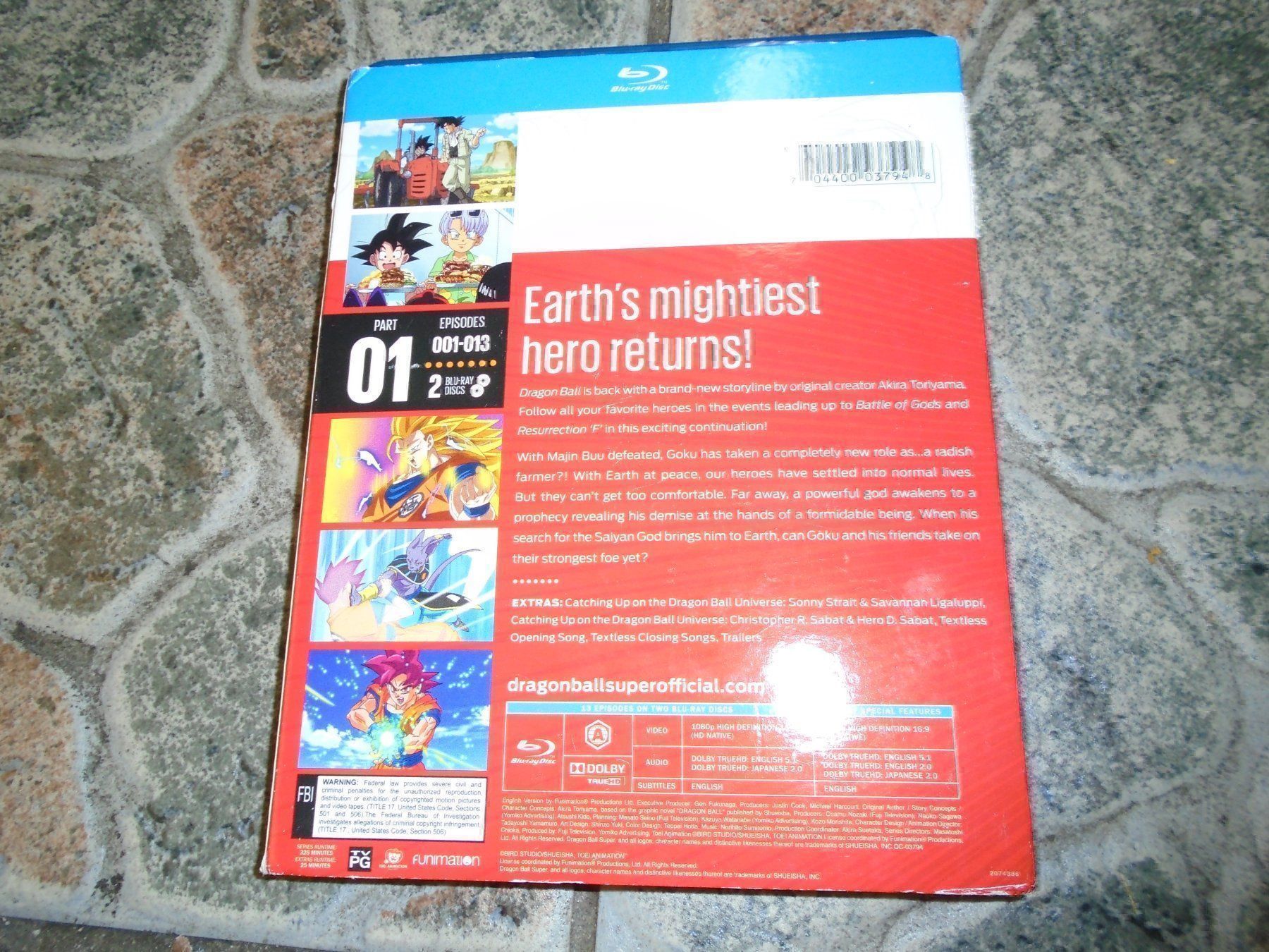 Tous les DVDs: Dragonball Super Part 1 BLU-RAY CODE A – D'occasion à Olten par Disc-Ausverkauf 1