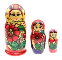 3 -teilige russische Matrjoschka - Babuschka (00118)