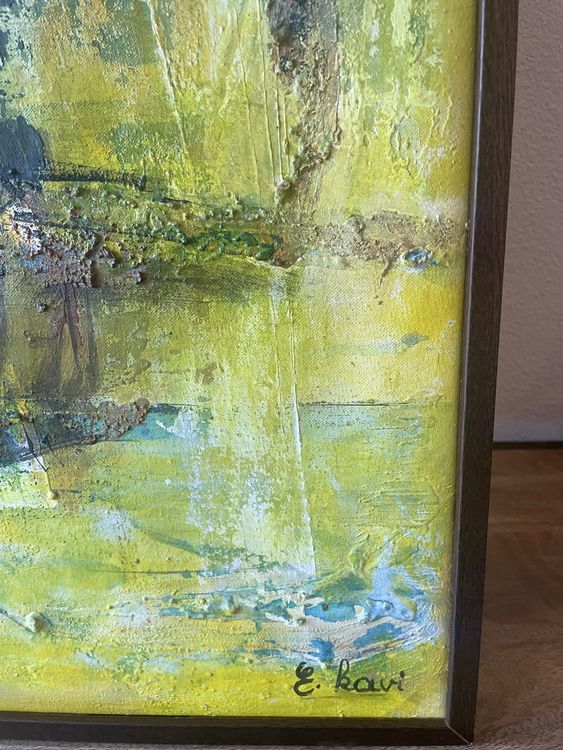 Peinture “Renaissance”, E. Kavi, 93 x 88 cm. (Gebraucht) in Sion für ...