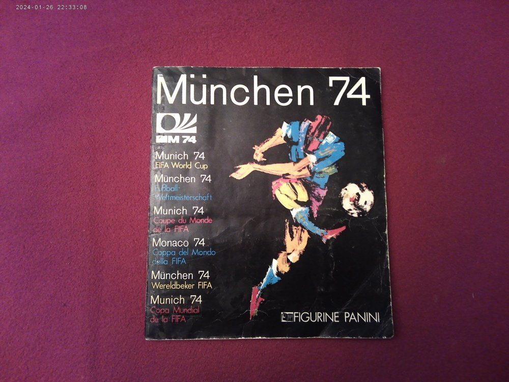 Panini Alben: WM 74 PANINI ALBUM KOMPLET !!!! – Gebraucht aus Volketswil von nemo2000