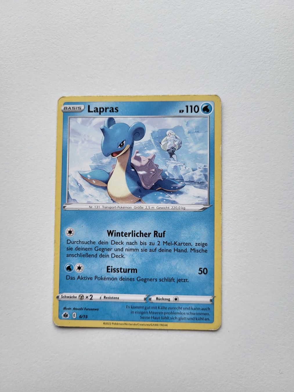 Pokémon Carte collezionabili: Lapras (Chilling Reign 029/198) – Usato da Erlenbach ZH venduto da ram_mjn5