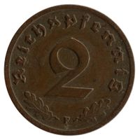 Deutschland - 2 Reichspfennig - 1937 - F