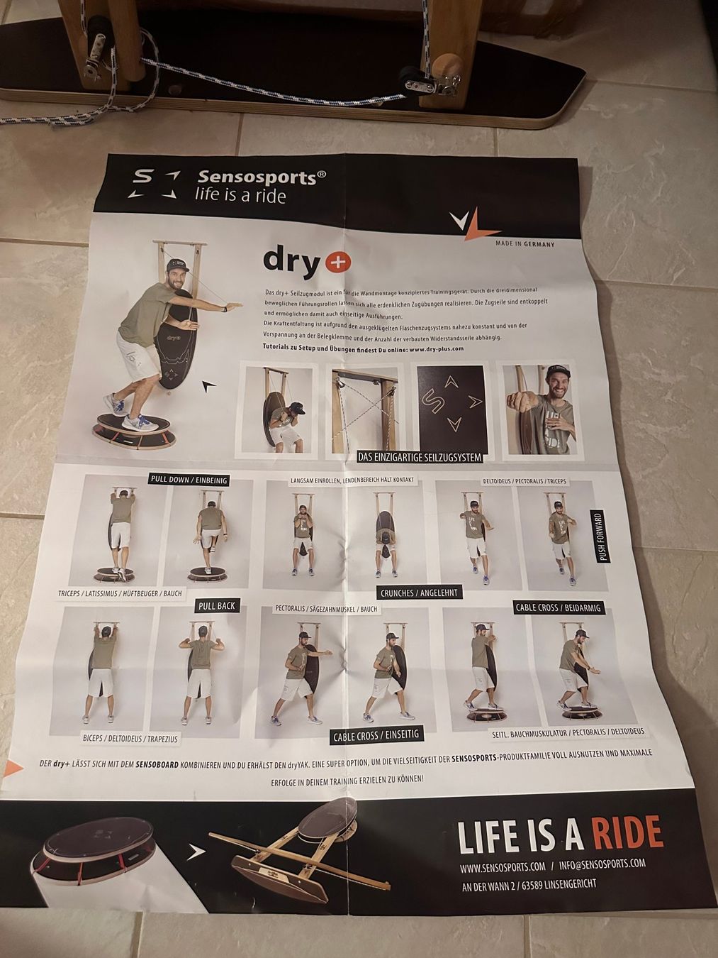Hometrainer: dry+ Sensoboard & dryYAK Nachrüst-Kit – Usato da Zürich venduto da LinoVentura 2