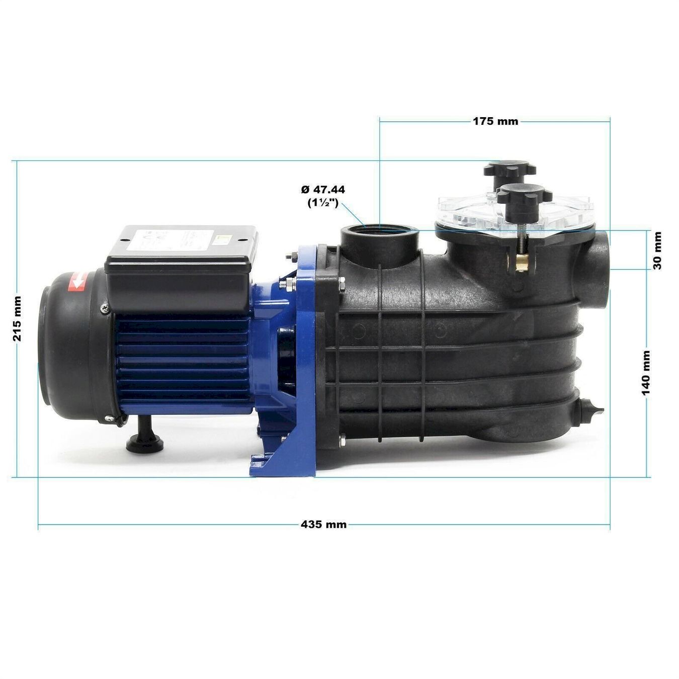 Pompe & Parti di ricambio: Wiltec Poolpumpe 13200l/h 370W – Nuovo e nell'imballaggio originale da Bottighofen venduto da zaap 2