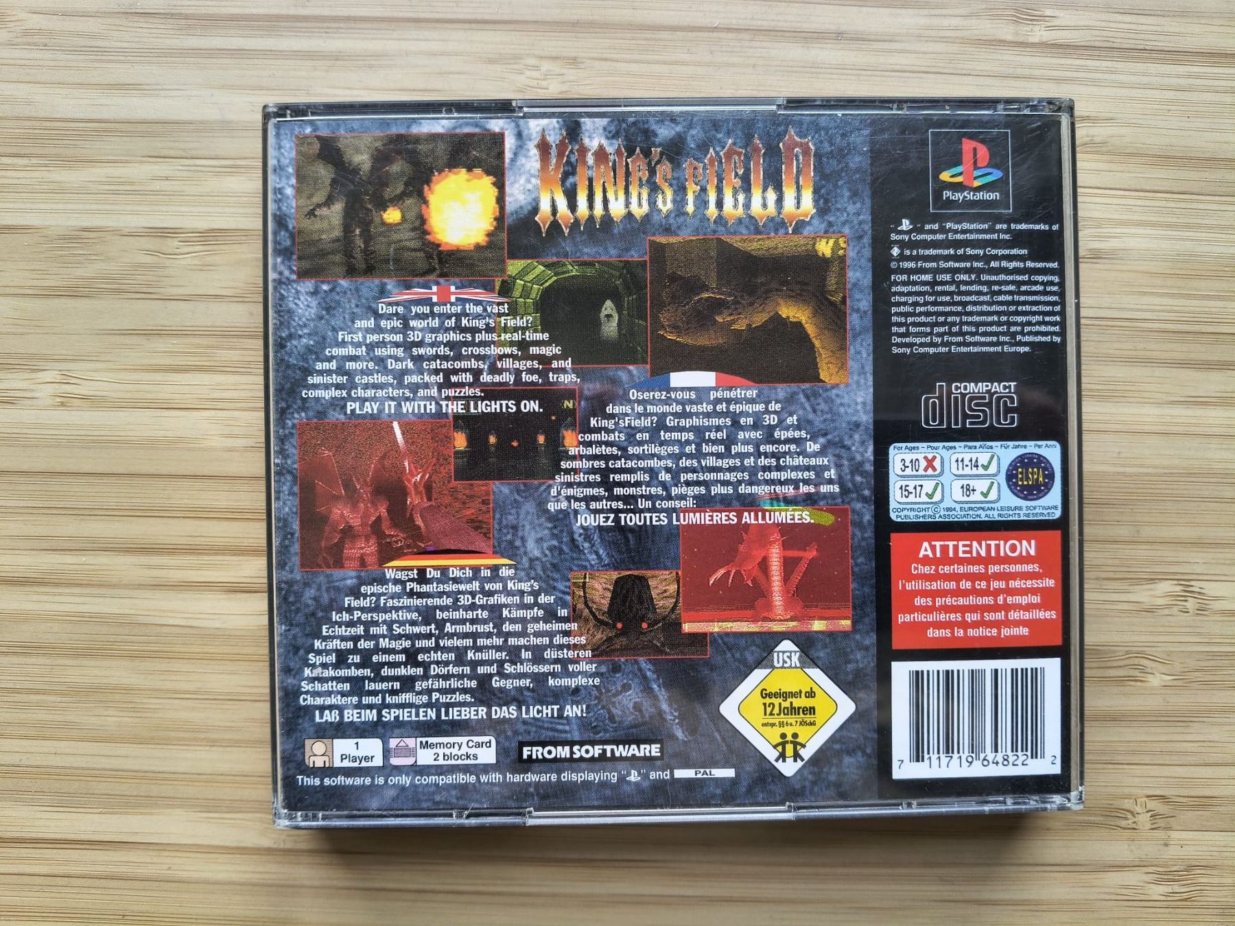 Giochi: King's Field (PS 1) – Usato da Riedholz venduto da ste_96cd 1