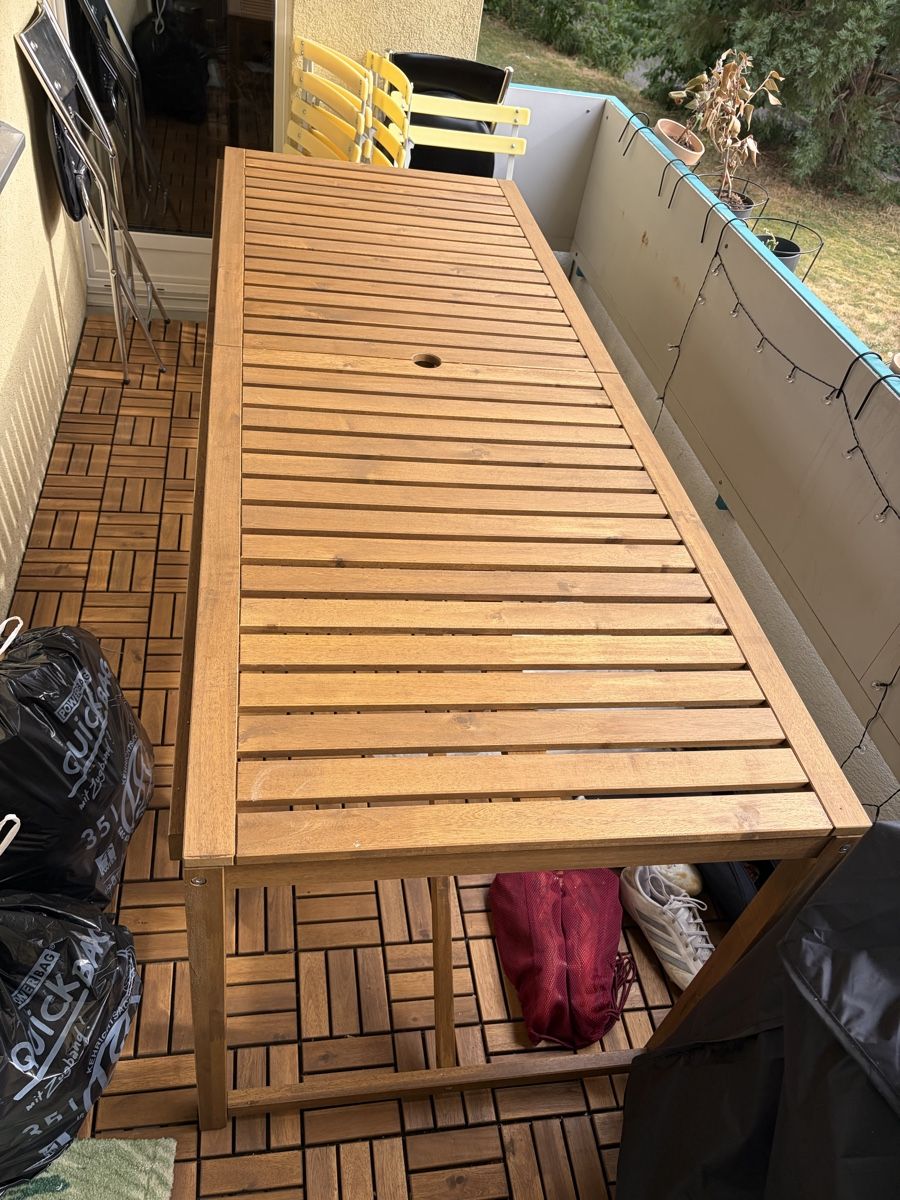 Tables: IKEA NÄMMARÖ Tisch/aussen/hellbraun – D'occasion à Hochdorf par den_9dg5 2