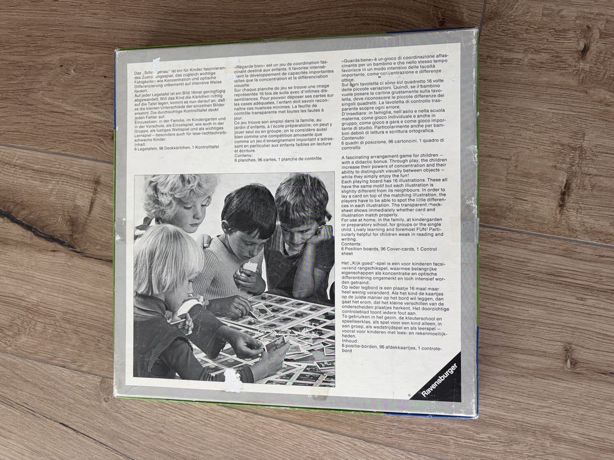 Ravensburger Giochi: Schau genau Spiel – Usato da Laupen ZH venduto da Elti2017 2