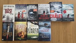 10 spannende Thriller & Bestseller als Bücherpaket