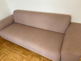 Canapé 3 places beige 220x90 cm Excellent état