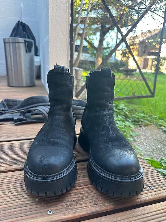 Scarpe da donna: Leder Boots, Grösse 38 – Usato da Leuzigen venduto da yar_bt76 1