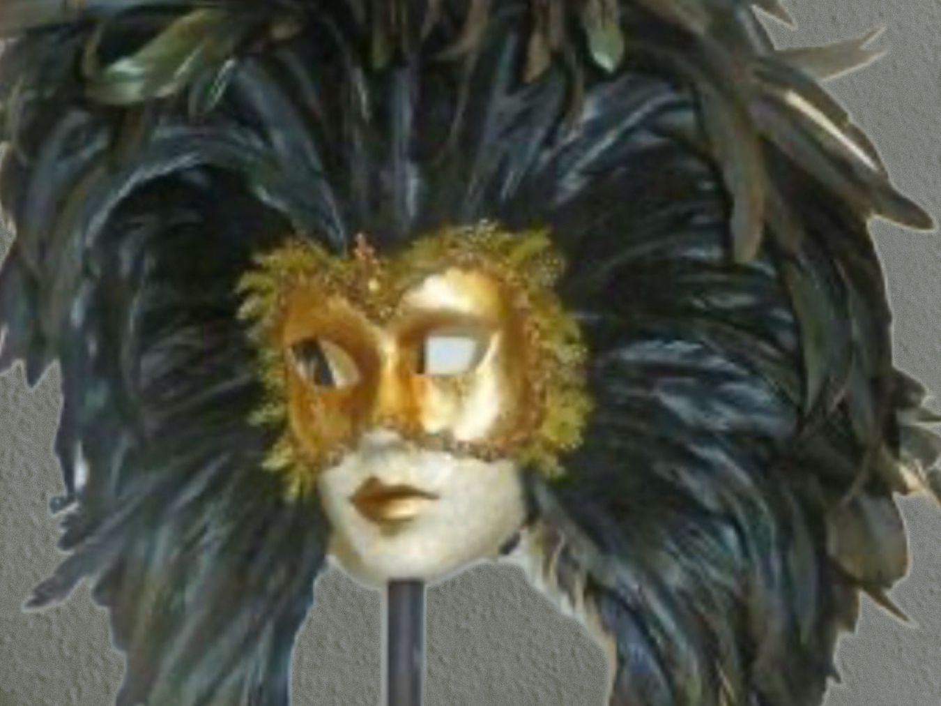 Maschere: Venezianische Maske, Grind, Larve – Nuovo e nell'imballaggio originale da Emmen venduto da codici 1