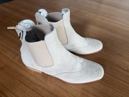 Stiefeletten Wildleder Gr. 37, Mario Santoni