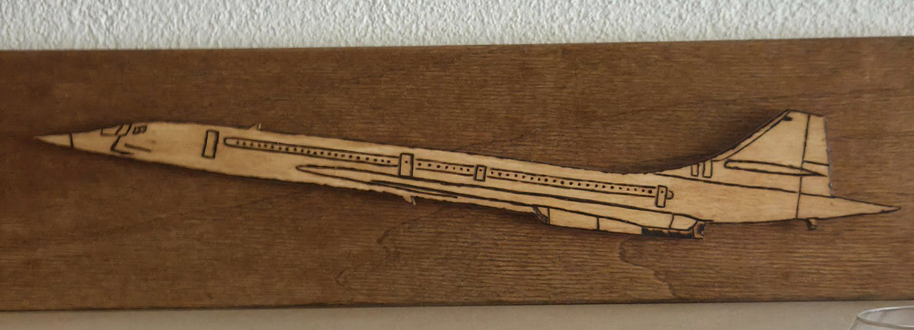 Articoli in legno: Wandbrett Concorde, beleuchtet – Usato da Rümikon AG venduto da Schelm 1