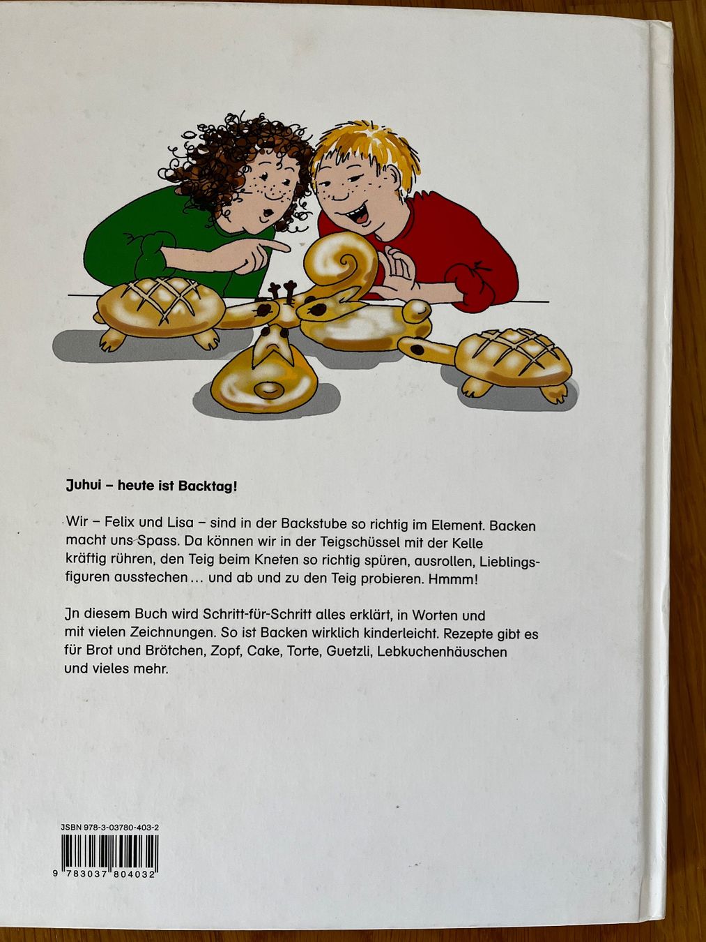 Bücher: Kinderbackbuch - Backen mit Felix und Lisa – Gebraucht aus Winterthur von ann_dn6n 1
