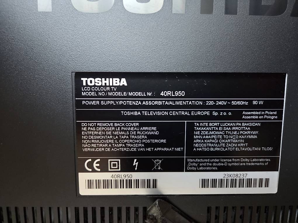 Toshiba Fernseher: Toshiba TV, Fernseher – Gebraucht aus Alpnach Dorf von PRO. 1