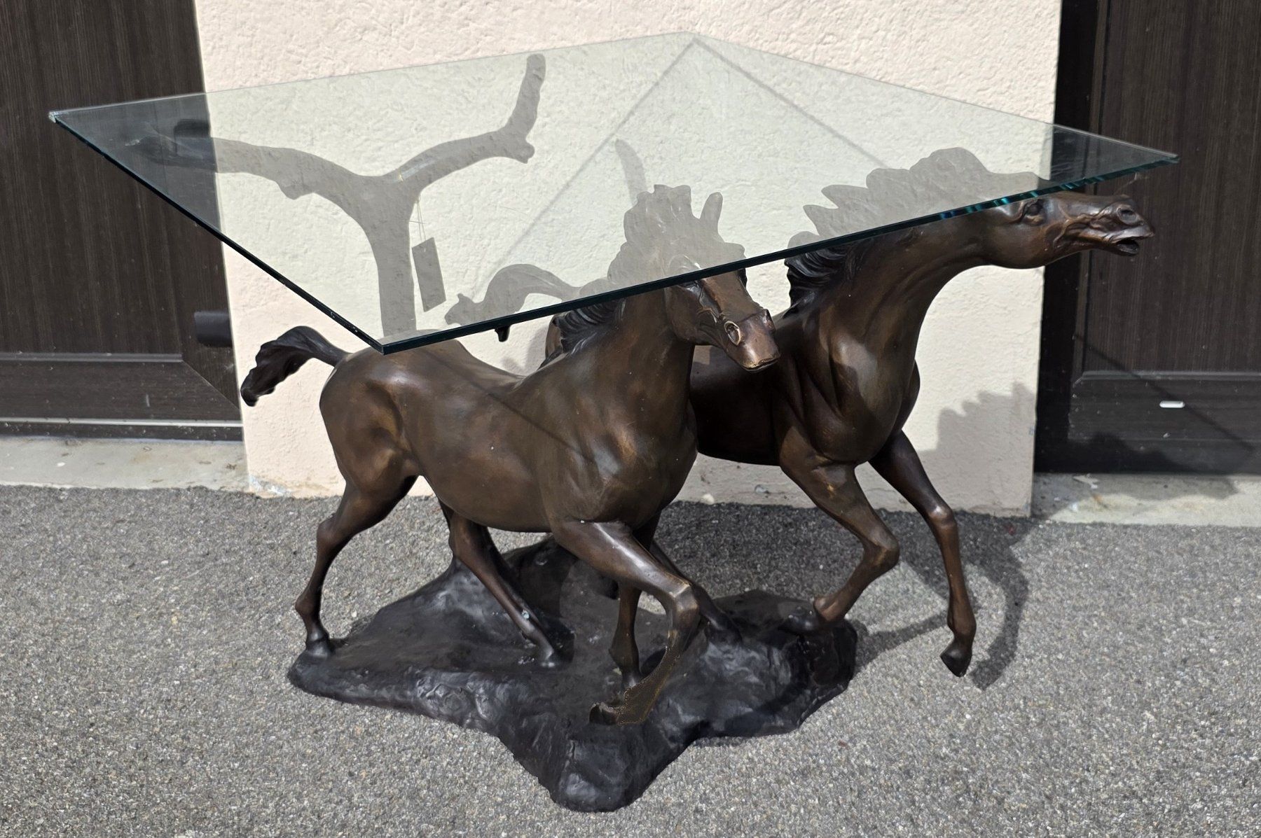 Tables: Bronze Salon Glastisch – D'occasion à Stäfa par Satinoir 2